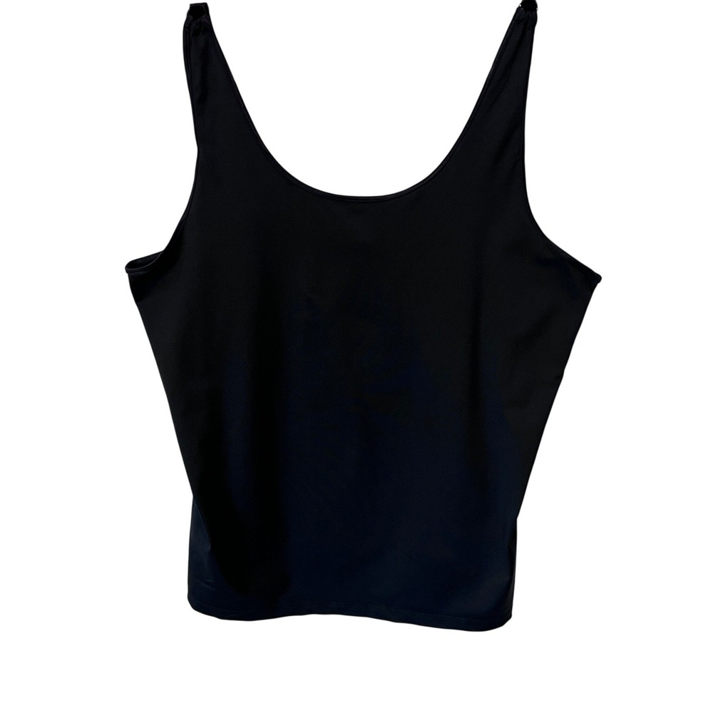 Coldwater Creek Womens XL Black Nylon Spandex Stretch Camisole Tank Top - Picture 7 of 7